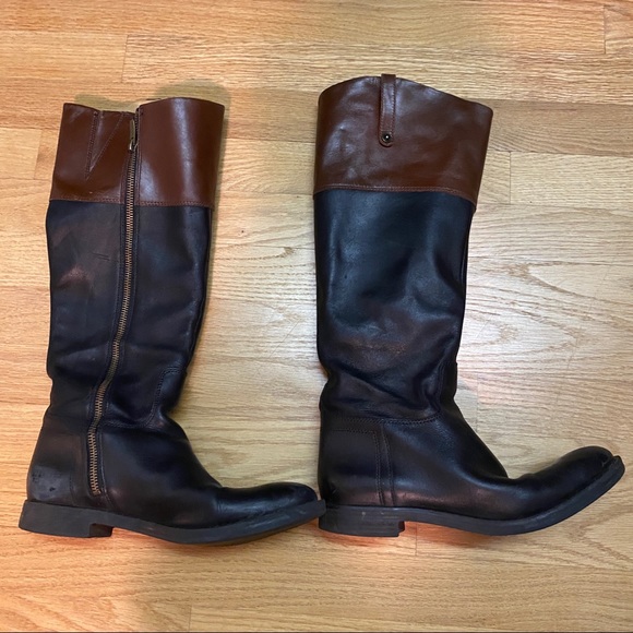 Enzo Angliolini 8 Riding boots black and brown - Picture 4 of 13